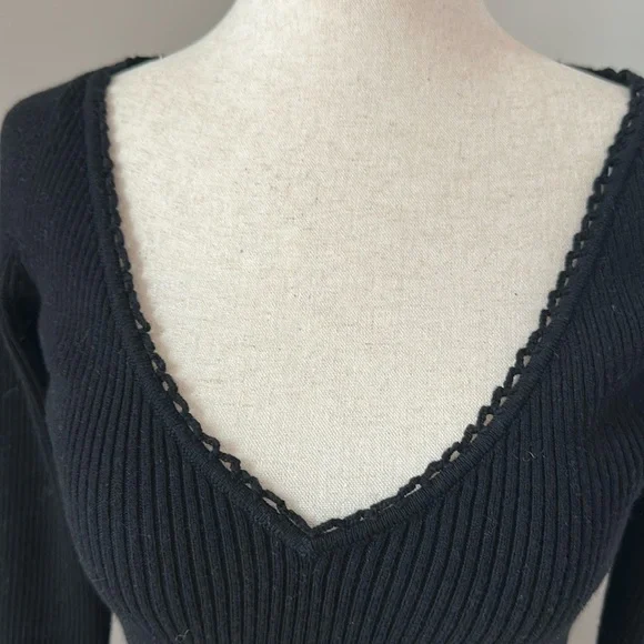 🔮 Sezane 🔮 Nour Dress Black - Size XS EUC - Picture 8 of 14